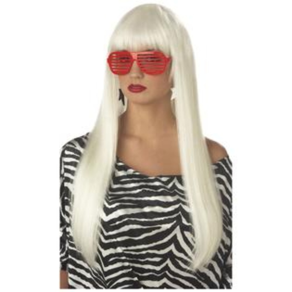 Blonde Straight Wig With Bangs